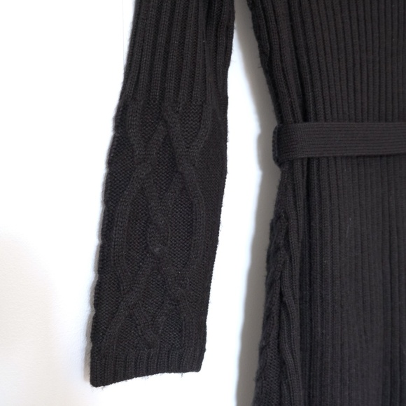 Jessica Long Black Cardigan w/ Buttons & Strap - Picture 5 of 8